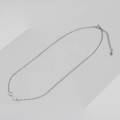 Naszyjnik ze srebra choker nieskończoność