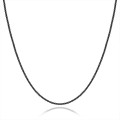 Naszyjnik ze stali szlachetnej czarny box 3 mm