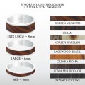 Pierścionek INLAY mid inkrustowany drewno oliwka roma srebro handmade