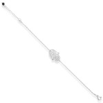 Bransoletka ze srebra hamsa srebro