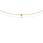 Naszyjnik ze srebra choker pozłacany masa perłowa