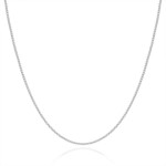 Naszyjnik ze stali szlachetnej srebrny box 3 mm