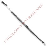 Bransoletka ze srebra granat kamienie sznurek bordowy