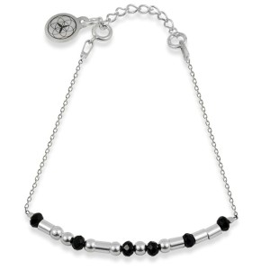 Bransoletka ze srebra kod morsa DREAM kamienie onyks srebro