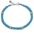 Bransoletka makrama ze sznurka przekładki stal logo pomarańczowa gł francow jewelry