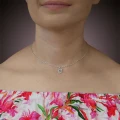 Naszyjnik ze srebra choker chińska moneta szczęścia