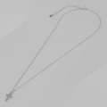 Naszyjnik ze srebra choker krzyżyk