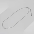 Naszyjnik ze srebra choker nieskończoność
