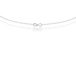 Naszyjnik ze srebra choker nieskończoność