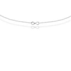 Naszyjnik ze srebra choker nieskończoność