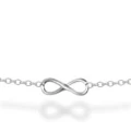 Naszyjnik ze srebra choker nieskończoność