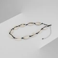 Naszyjnik choker z naturalnych muszel kauri jasnych dużych