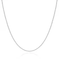Naszyjnik ze stali szlachetnej srebrny box 3 mm