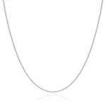 Naszyjnik ze stali szlachetnej srebrny box 3 mm