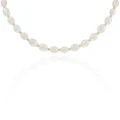 Naszyjnik z pereł dużych choker srebro pozłacane