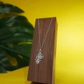 Naszyjnik ze srebra hamsa oko proroka cyrkonia symbole rolo