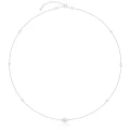 Naszyjnik choker ze srebra perły naturalne 