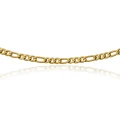 Naszyjnik choker ze stali szlachetnej złoty figaro