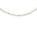 Naszyjnik choker perły naturalne srebro pozłacane