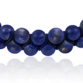 Bransoletka z kamieni podwójna lapis lazuli naturalny niebieski