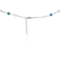 Naszyjnik z perełek choker kamienie naturalne apatyt opal koral amazonit kwarc jaspis